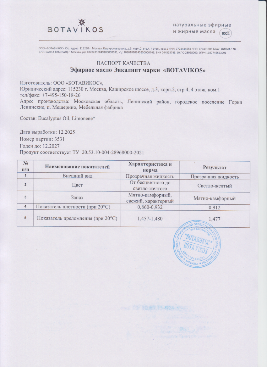 Паспорт №122025